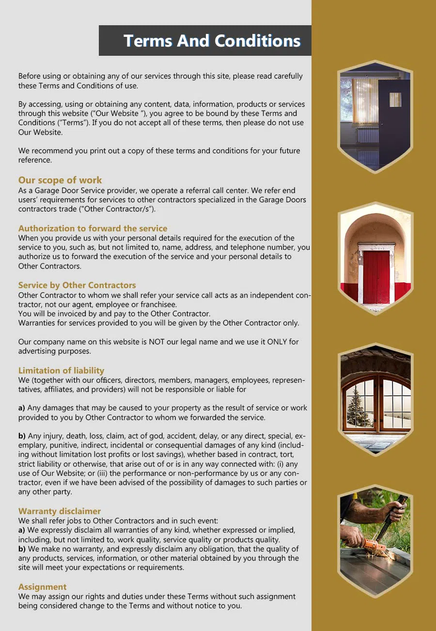 United Garage Door Repair Westlake Village, CA 805-475-3145